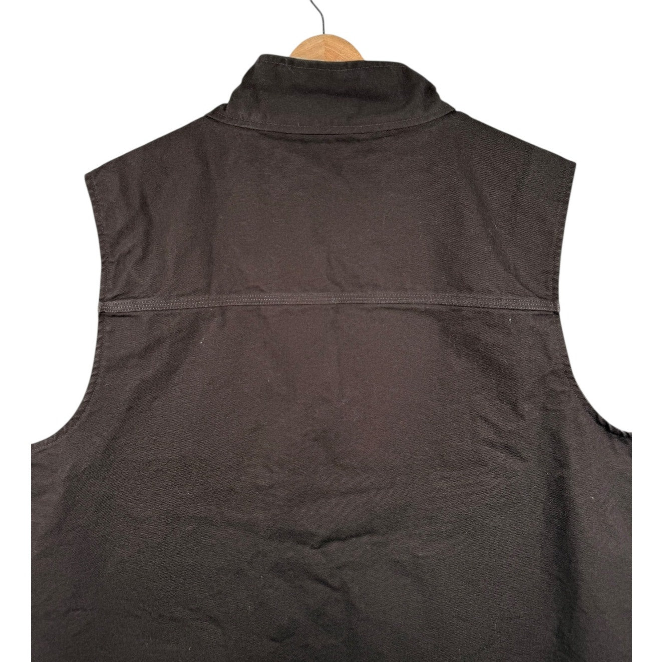 Vintage Carhartt Canvas Sherpa Lined Workwear Vest