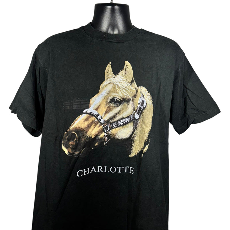 Vintage Charlotte Horse Portrait Tee