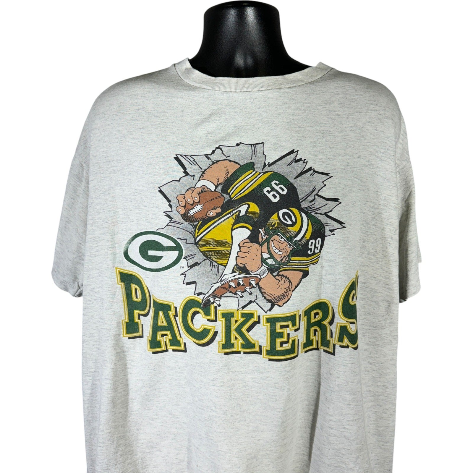 Vintage Nutmeg Green Bay Packers Player Breakthrough NFL Tee