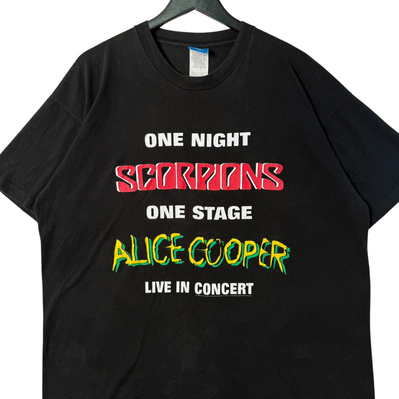 Vintage Scorpions Alice Cooper Tour Tee