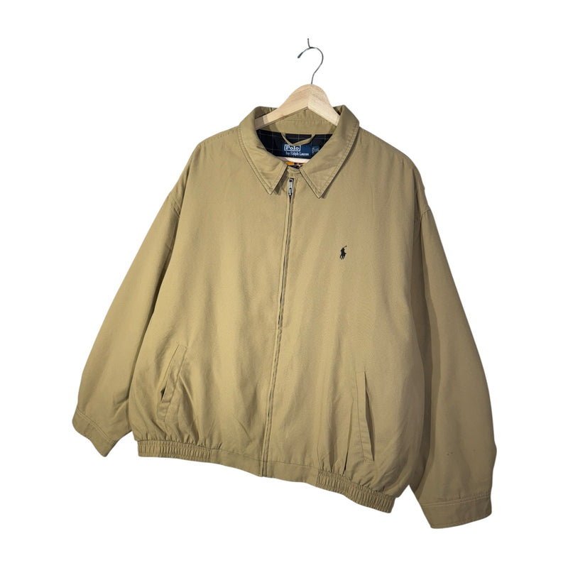 Vintage Polo Ralph Lauren Pony Logo Full Zip Harrington Jacket