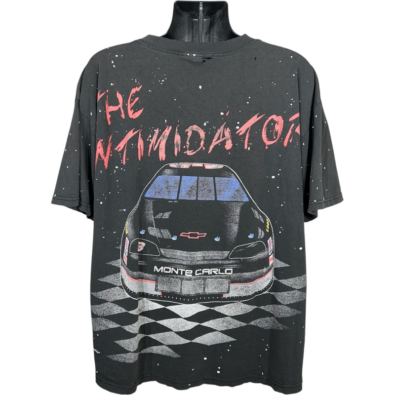 Vintage Dale Earnhardt "The Intimidator" AOP NASCAR Tee 90s