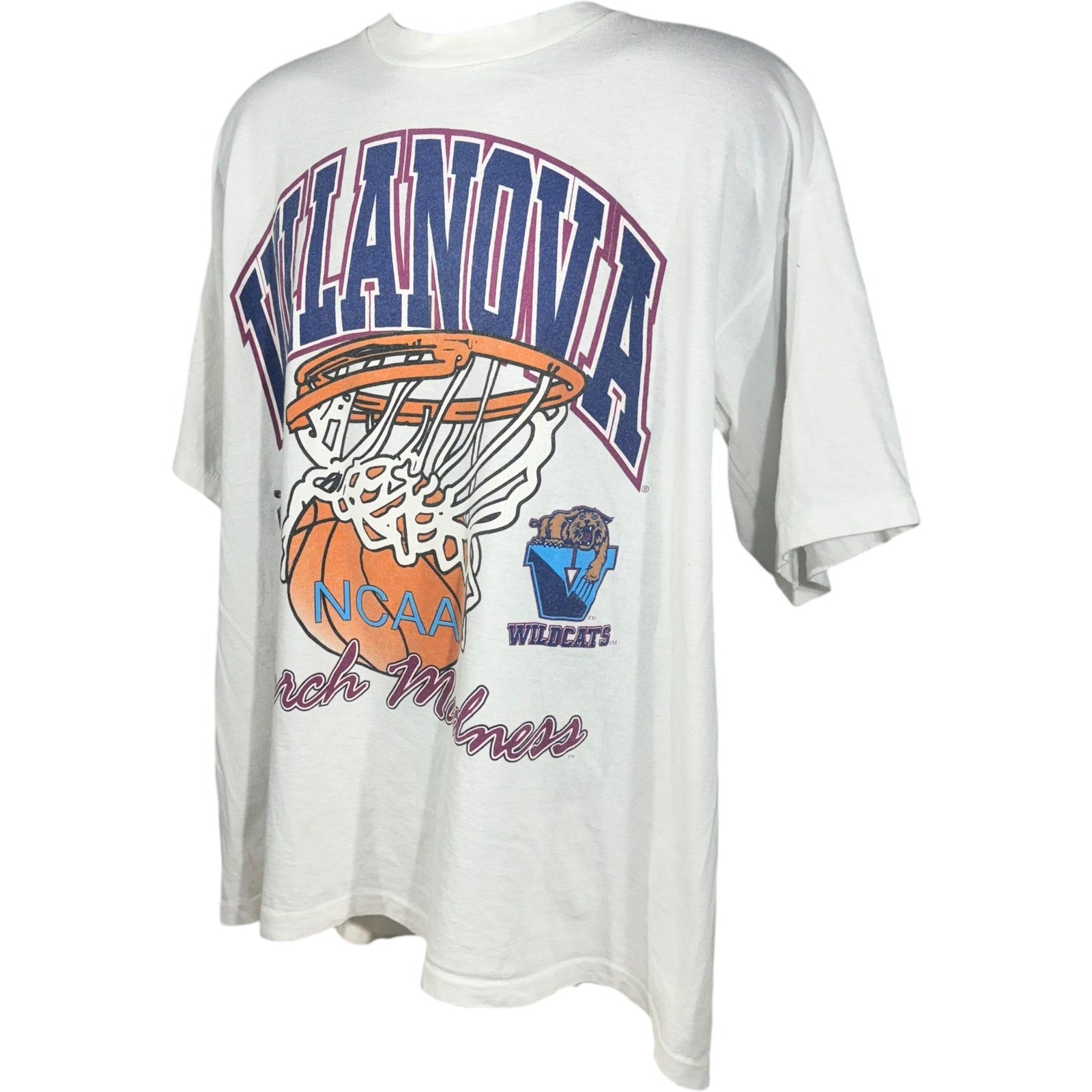 Vintage Villanova University March Madness Tee 90's