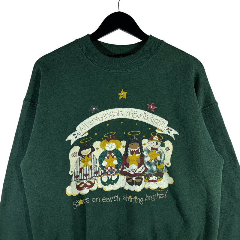 Vintage "All Are Angels In God's Sight" Crewneck