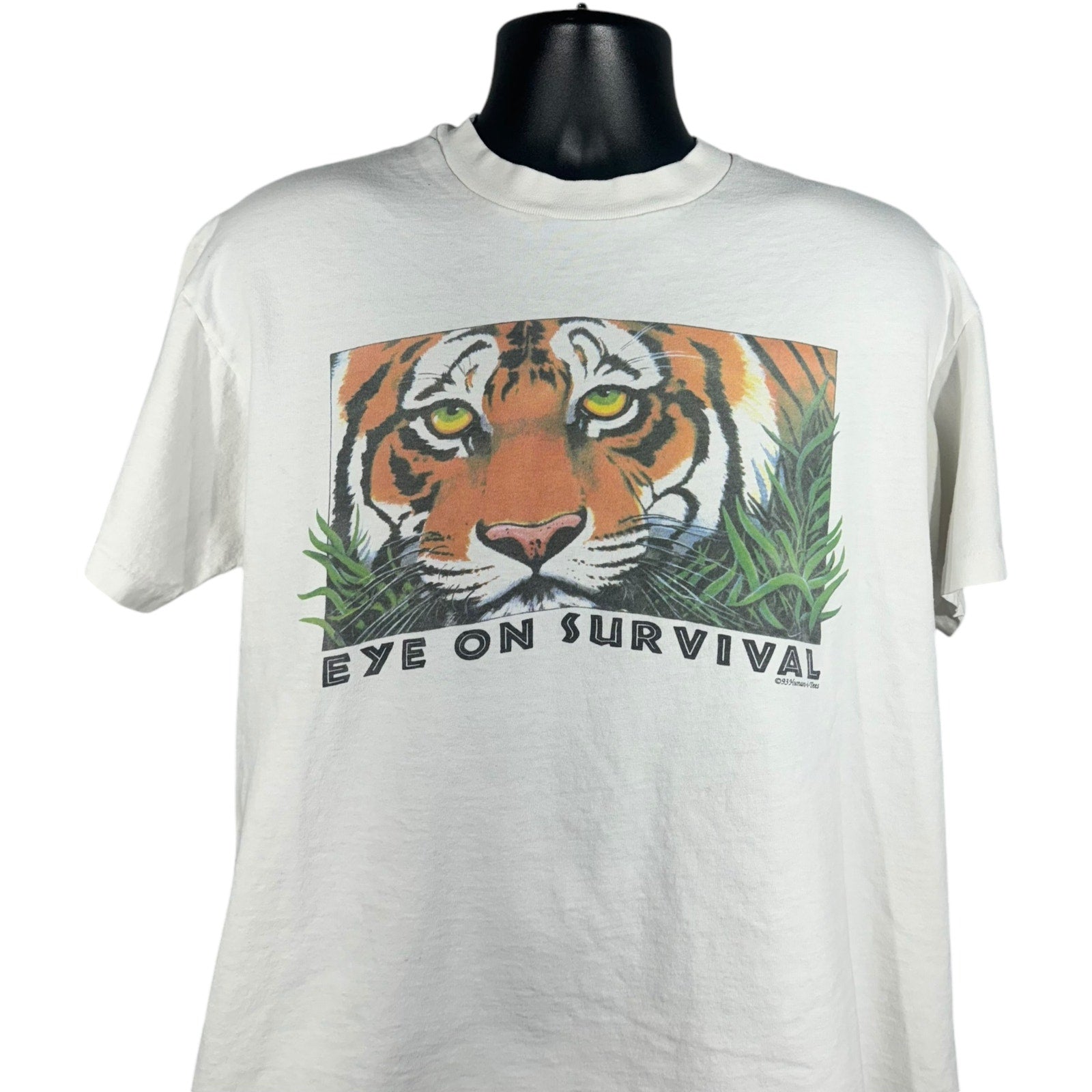 Vintage Eye on Survival Tiger Tee 90's