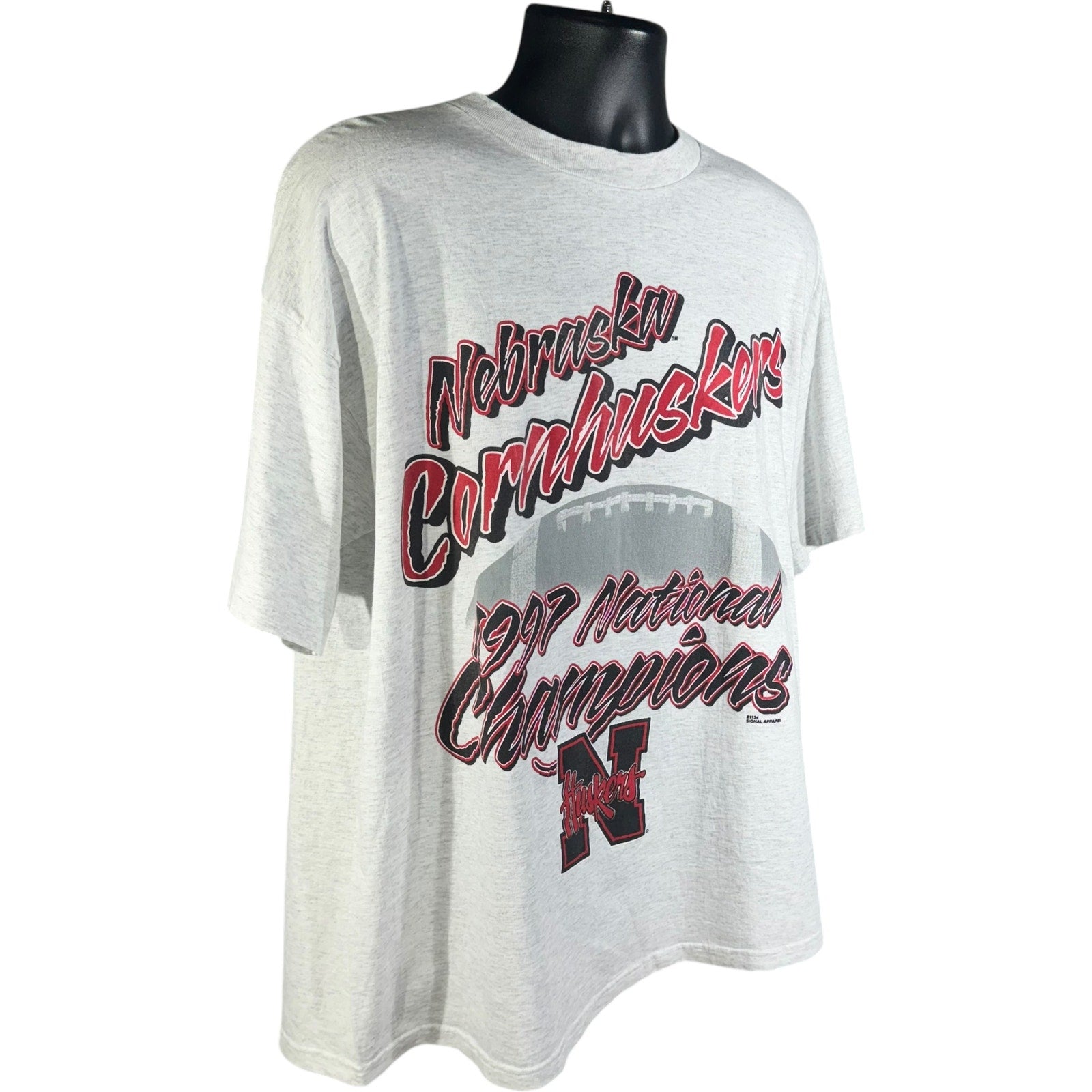 Vintage University of Nebraska '97 National Football Champs Tee