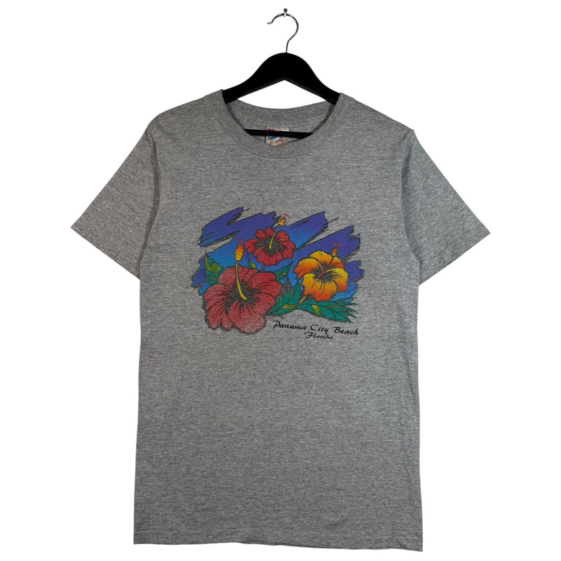 Vintage Panama City Beach Flower Souvenir T-Shirt