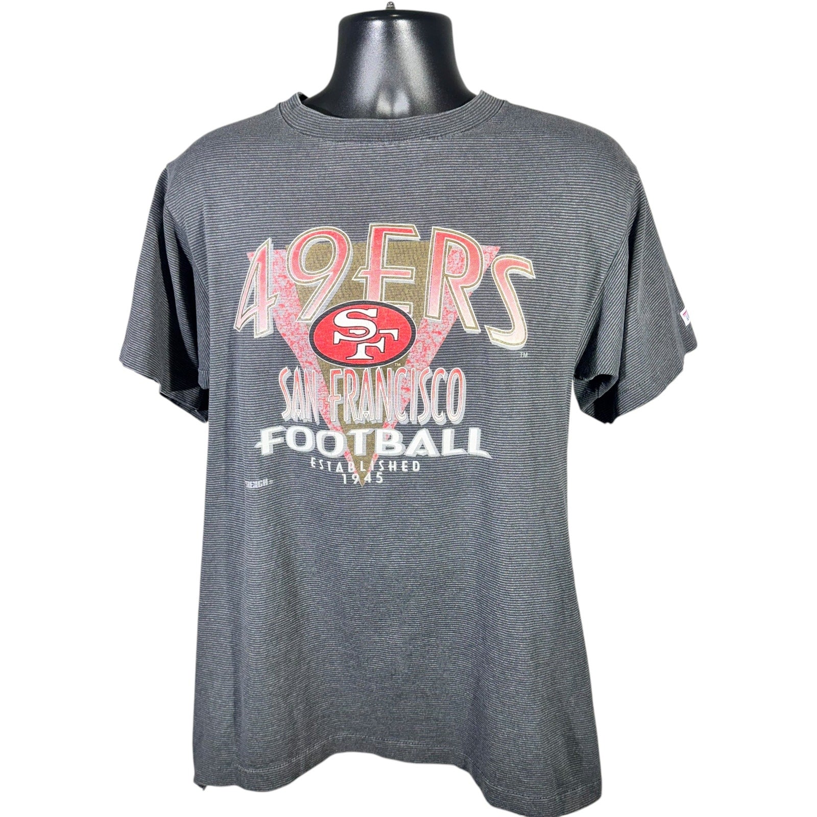 Vintage San Francisco 49ers Striped NFL Tee