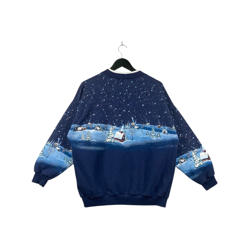 Vintage Snow AOP Pullover Crewneck