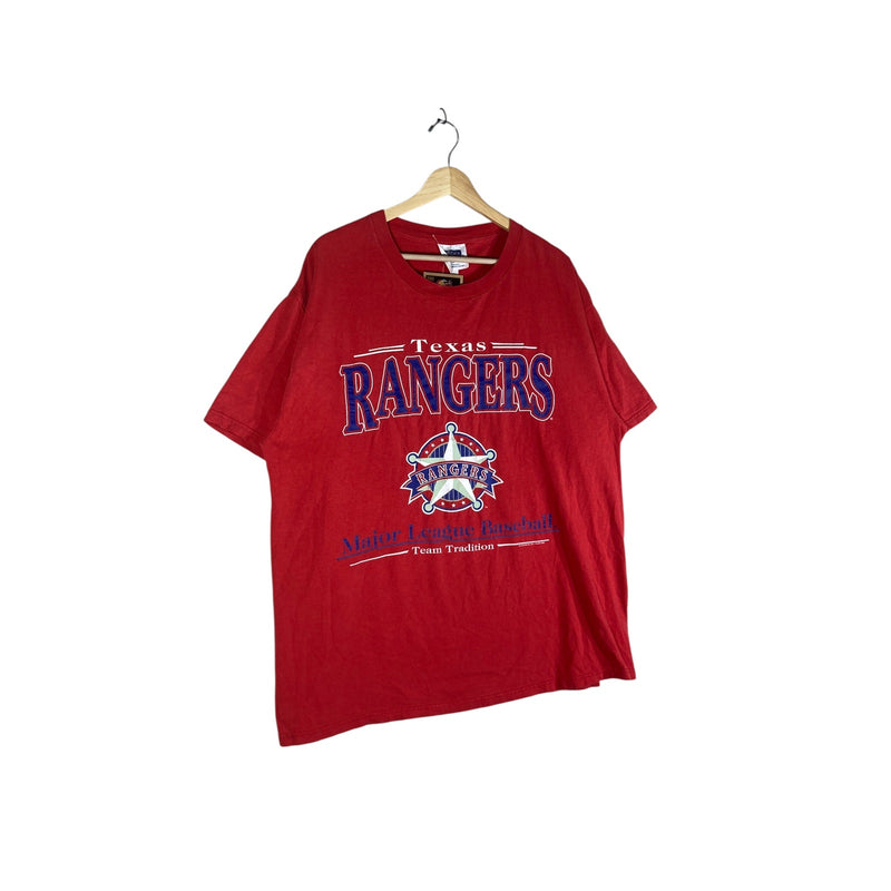 Vintage Texas Rangers Chest Spellout MLB T-Shirt