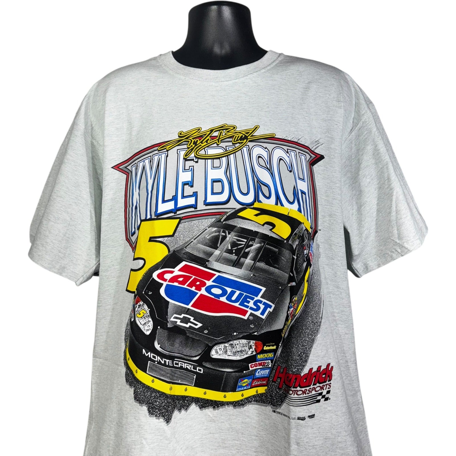 Vintage Kyle Busch #5 CarQuest NASCAR Tee