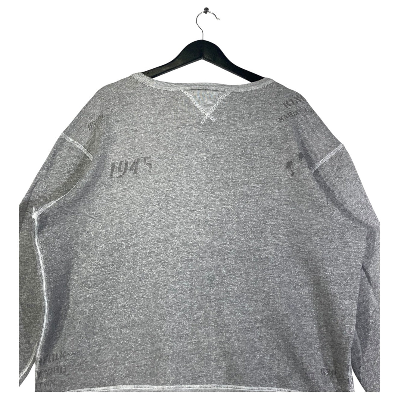 Vintage Polo Ralph Lauren Military Print Crewneck