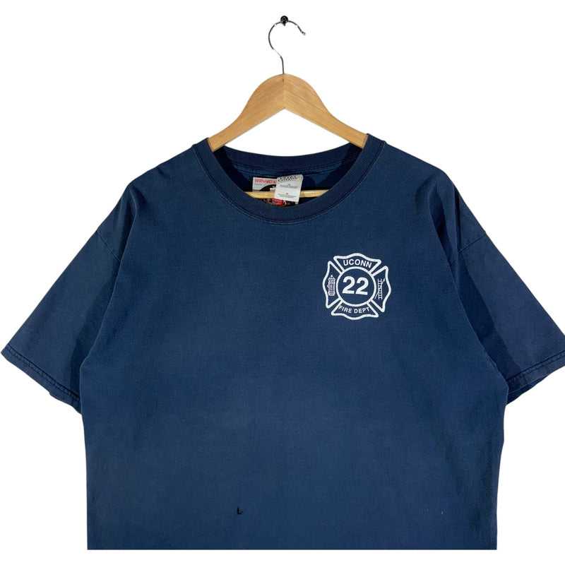 Vintage UCONN Fire-Rescue Tee
