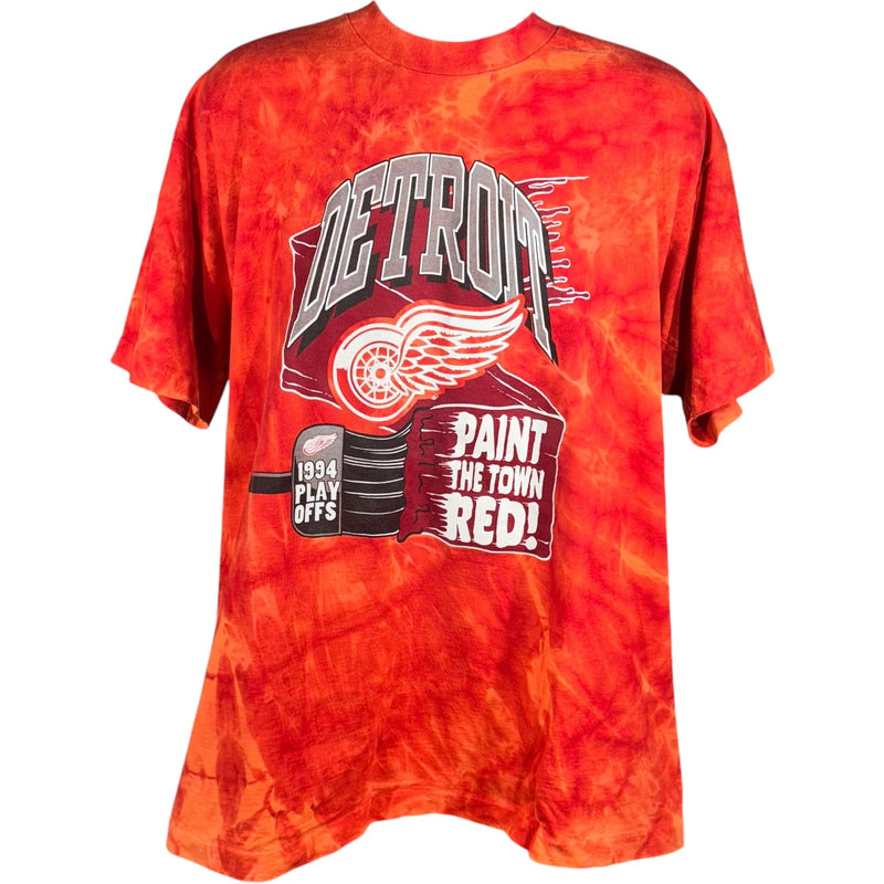 Vintage Detroit Red Wings Playoffs NHL Tee 1994