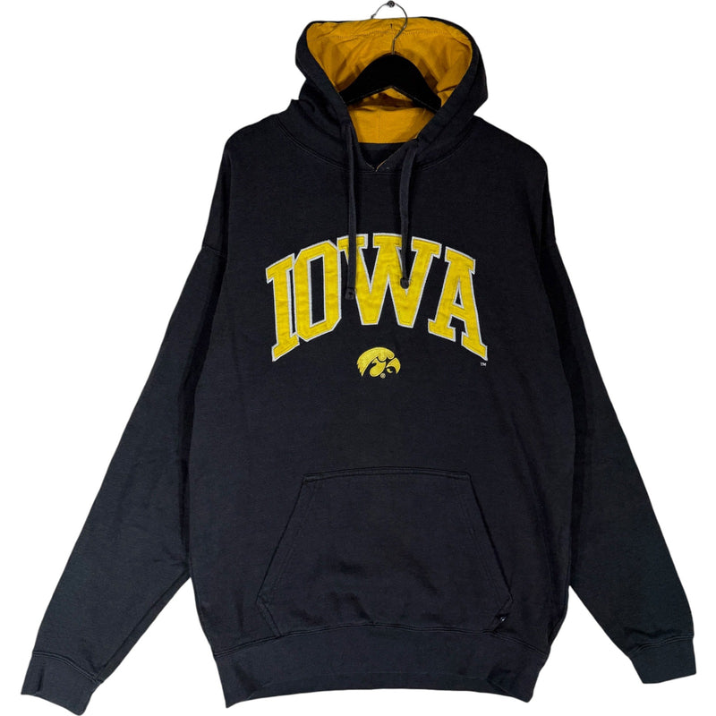 Vintage University Of Iowa Spellout Hoodie