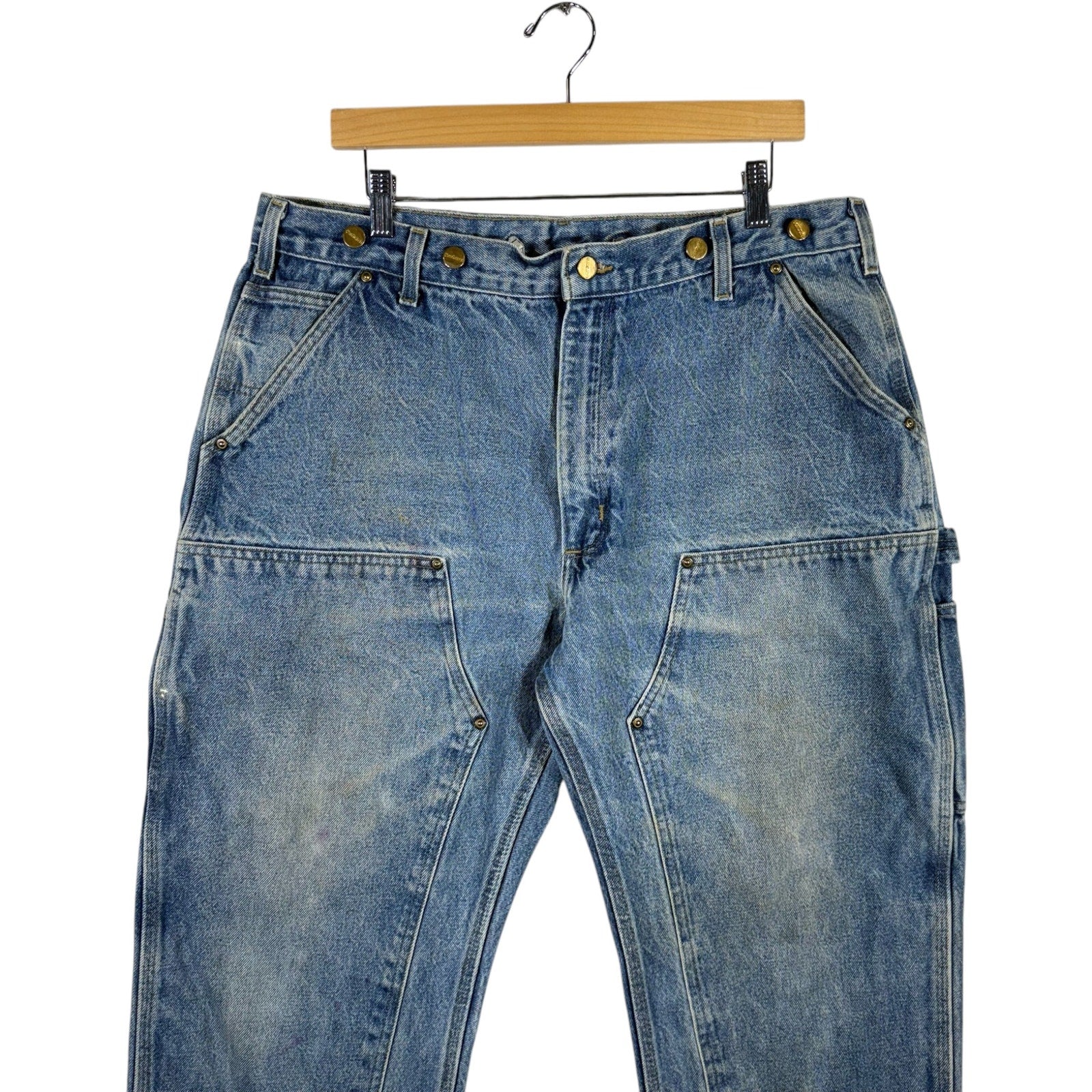 Vintage Carhartt Denim Double Knee Carpenter Pants