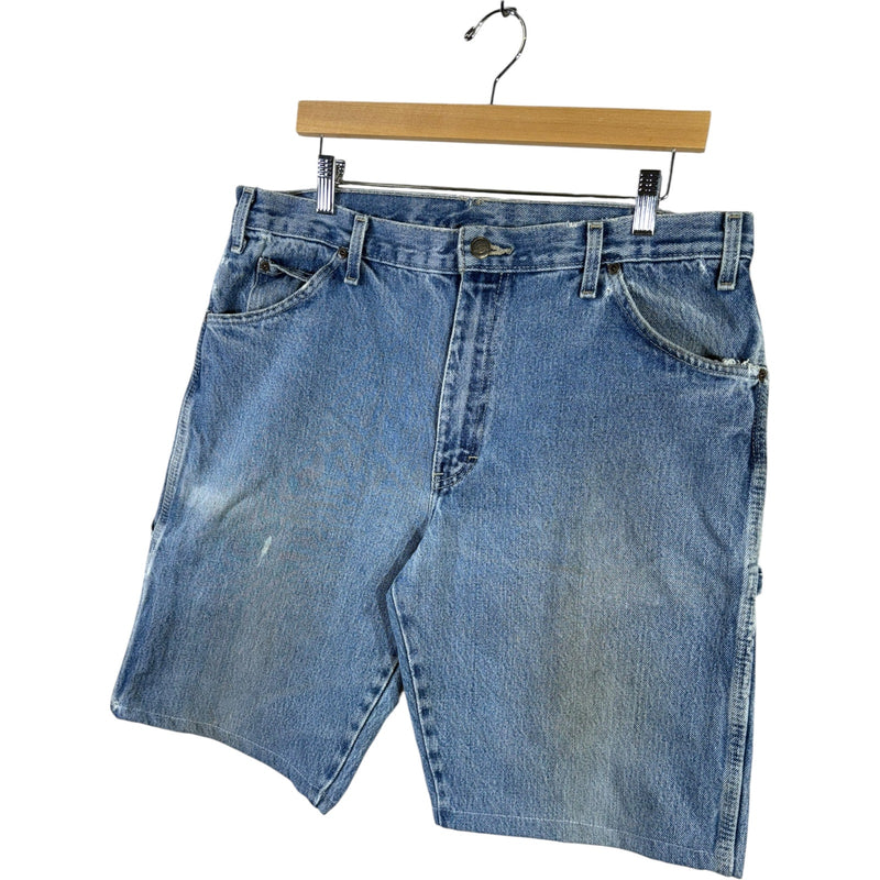 Vintage Dickies Relaxed Fit Denim Carpenter Shorts 36