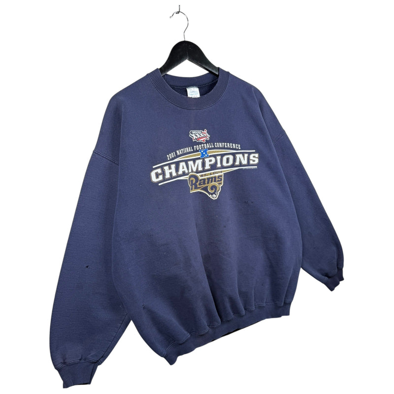 Vintage St. Louis Rams NFL 2001 Champions Crewneck