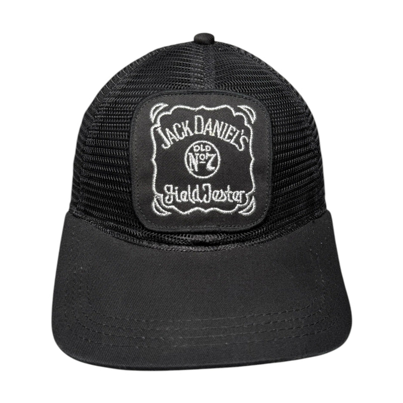 Vintage Jack Daniel's Field Tester Mesh Snapback Hat Black Men's OSFA