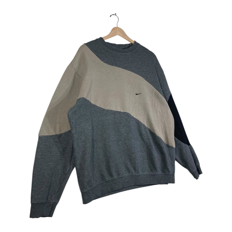 Vintage Nike Tri Color Pullover Crewneck