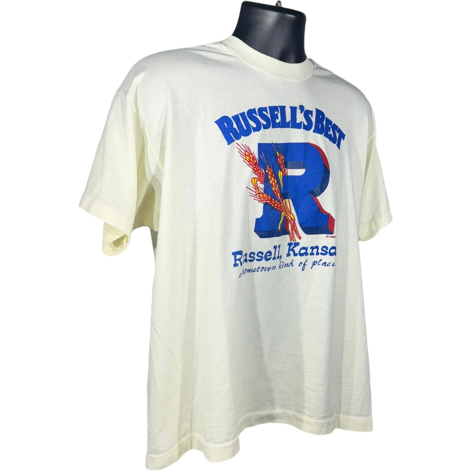 Vintage Russell, Kansas Souvenir Tee 90's