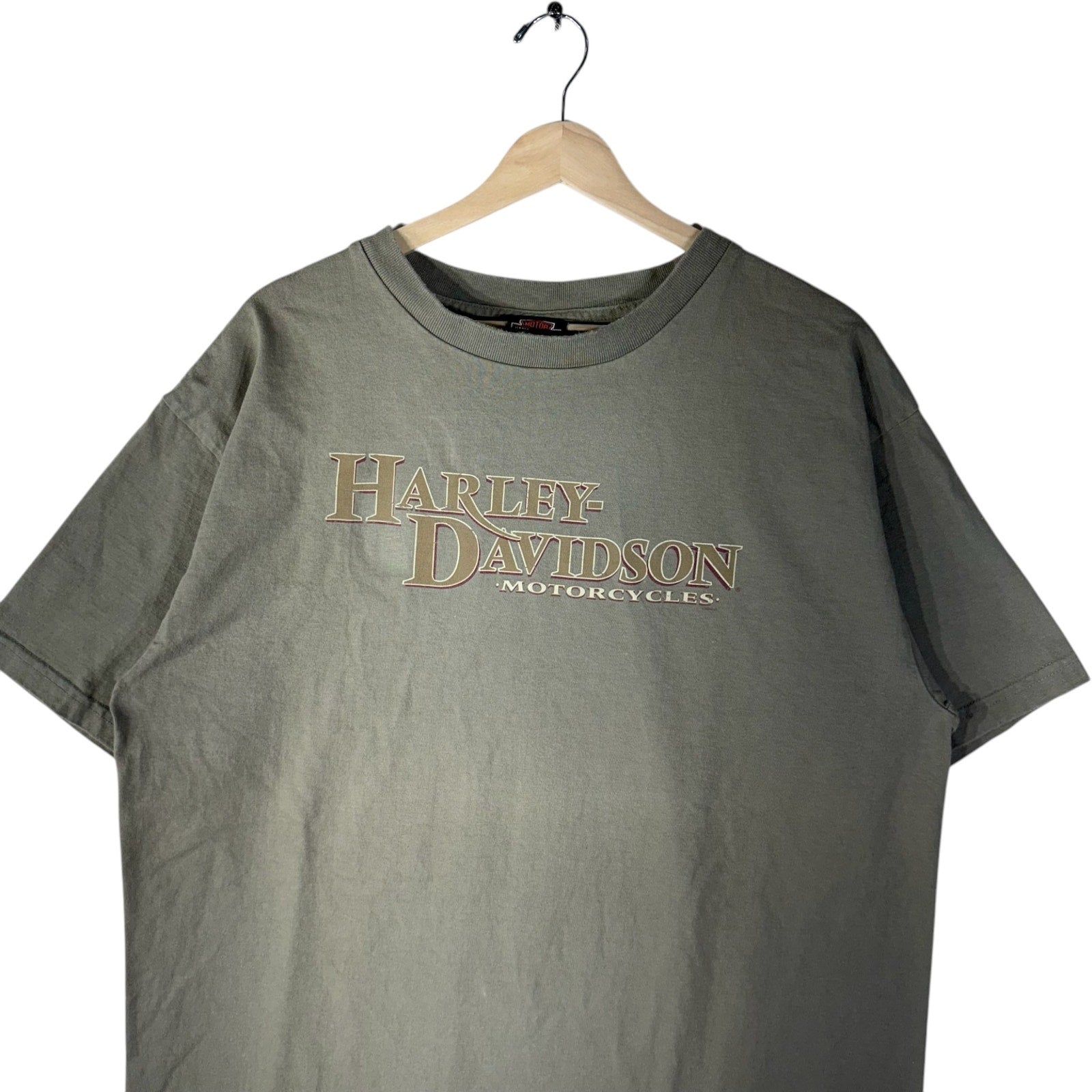 Vintage Harley Davidson Motorcycles Spellout Tee