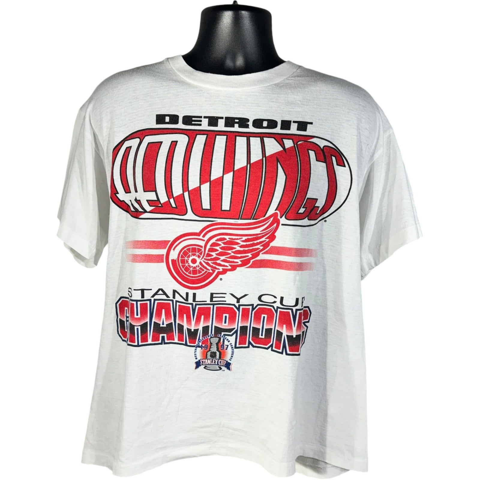 Vintage Detroit Red Wings Stanley Cup Champions NHL Tee