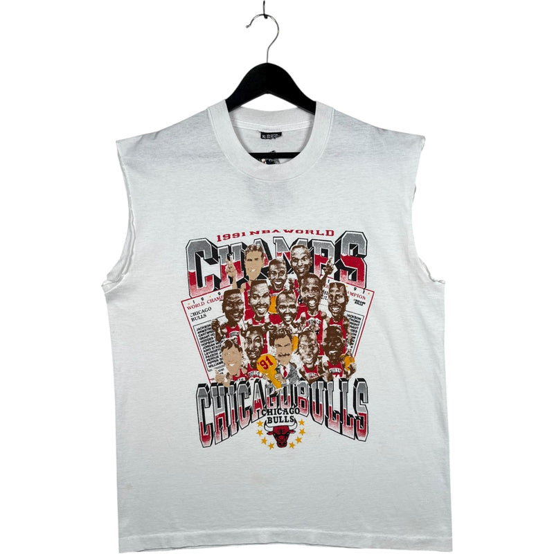 Vintage Chicago Bulls NBA Champions Muscle Tee 1991