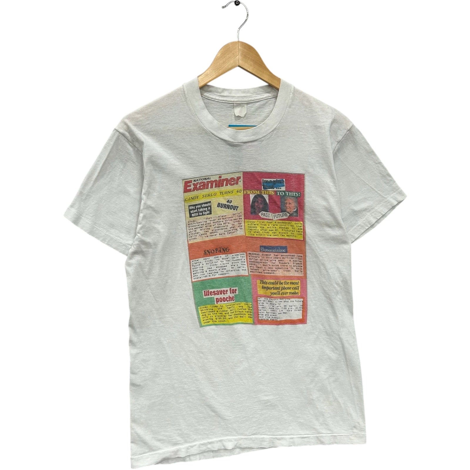 Vintage National Examiner Magazine Article Tee