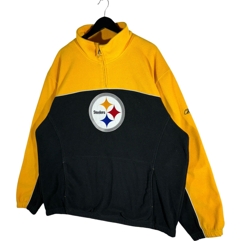 Reebok Pittsburgh Steelers 1/4 Zip NFL Fleece