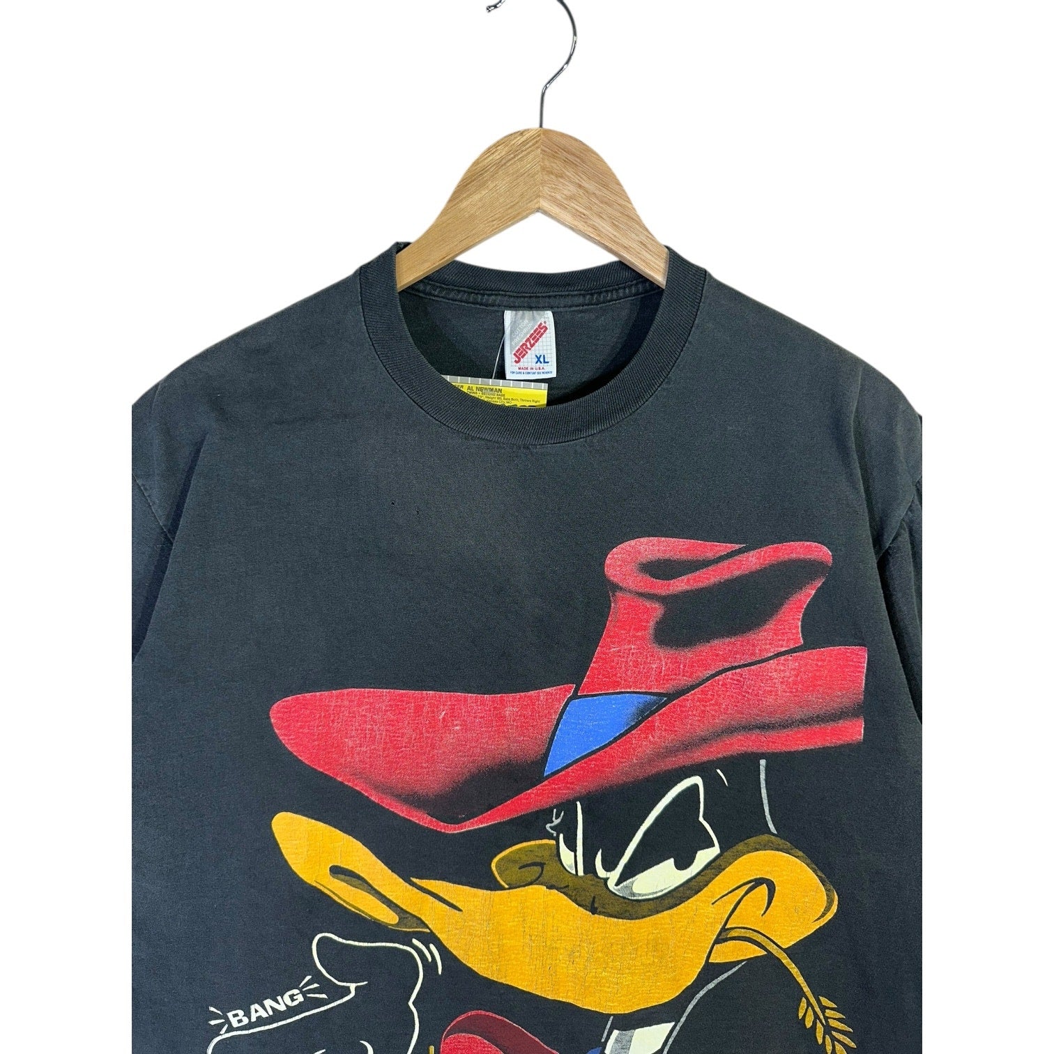 Vintage Looney Tunes Daffy Duck Cowboy T-Shirt