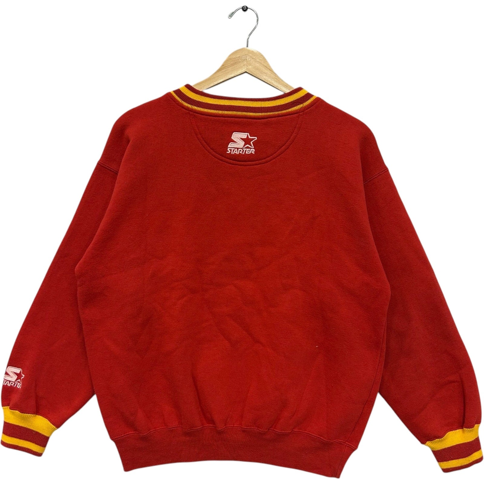 Vintage Starter Kansas City Chiefs Spellout Pullover NFL Crewneck