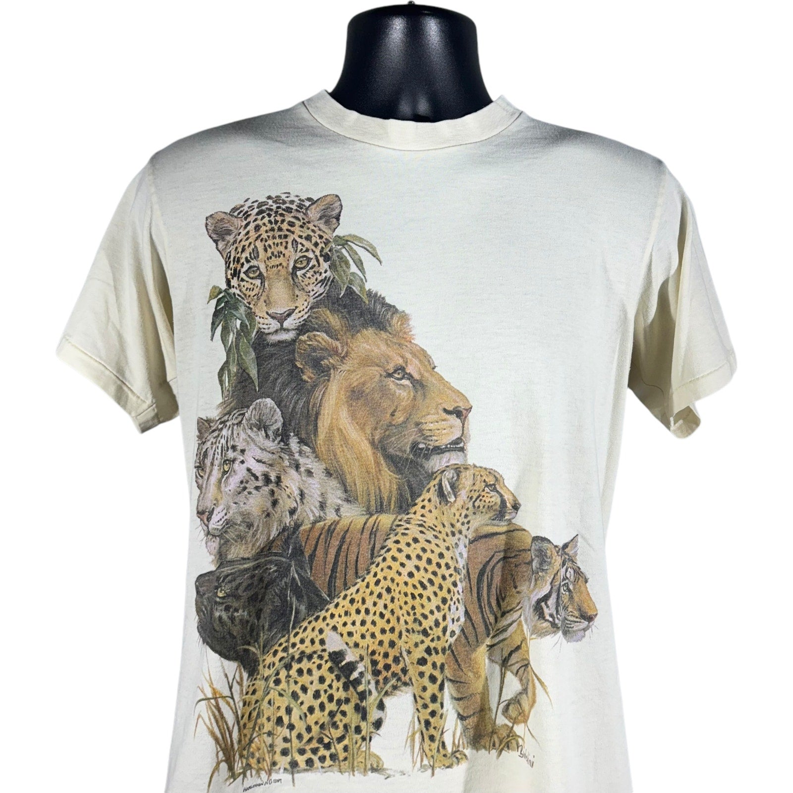 Vintage Big Cats Wildlife Tee