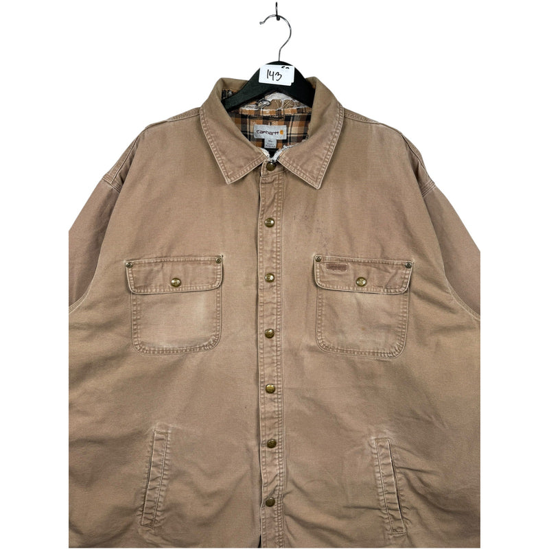 Vintage Carhartt Long Sleeve Button Up Shirt