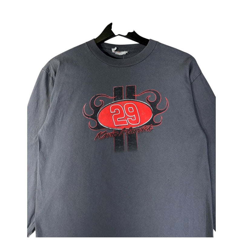 Vintage Kevin Harvick #29 NASCAR Graphic Long Sleeve T-Shirt