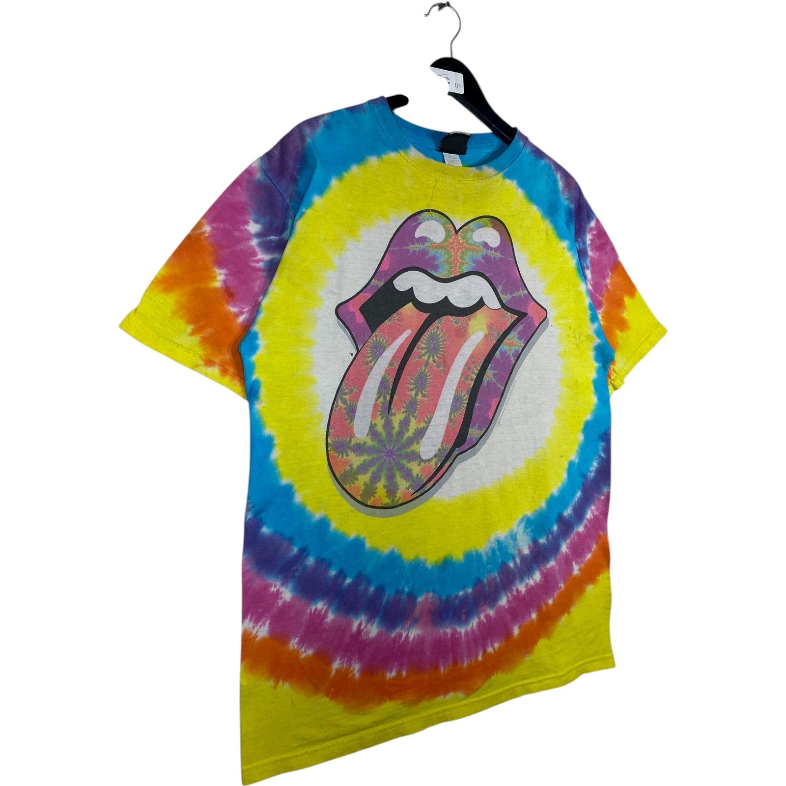 Vintage Rolling Stones Tie Dye Band Graphic T-Shirt