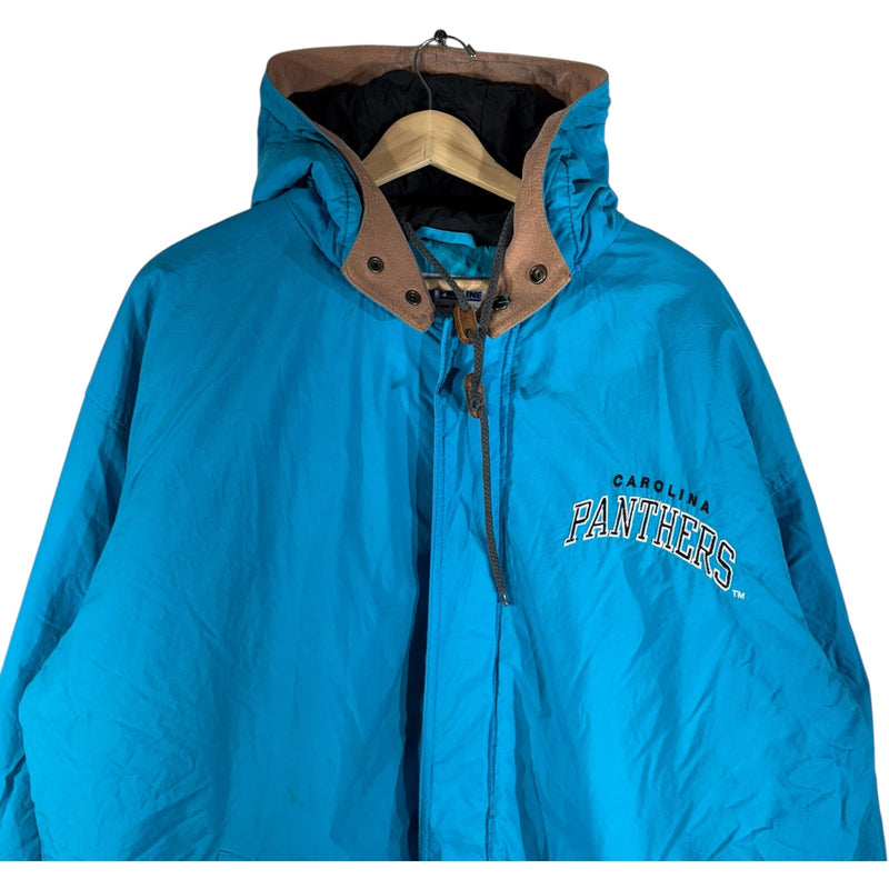 Vintage Starter Carolina Panthers Hooded Full Zip Jacket 90s