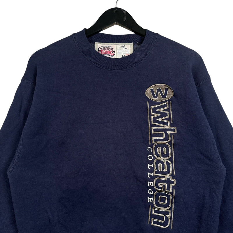 Vintage Wheaton University Spellout Crewneck