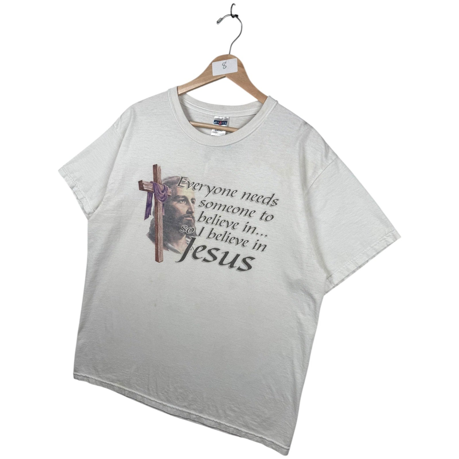 Vintage Christian Jesus Cross Religious T-Shirt