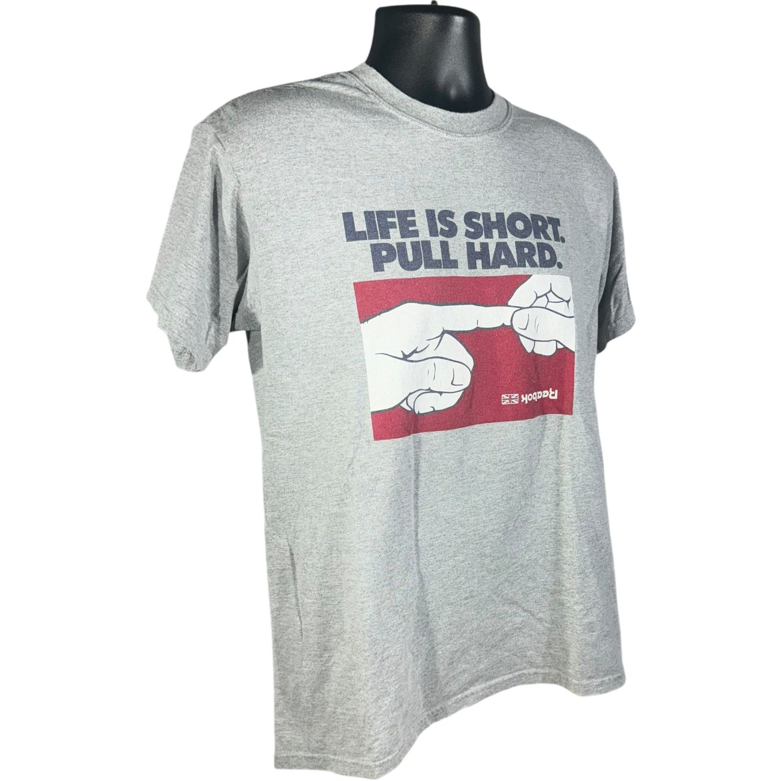 Vintage Reebok "Life Is Short" Humor Tee