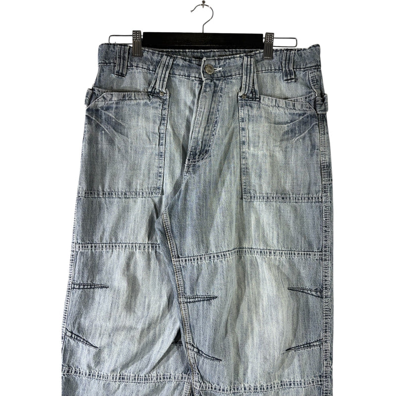 Vintage ID Fashion Denim Stitchwork Shorts 34