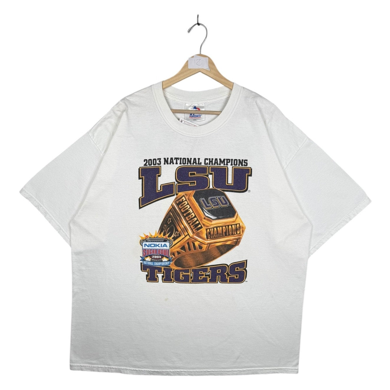 Vintage LSU Tigers 2003 National Champions NCAA T-Shirt