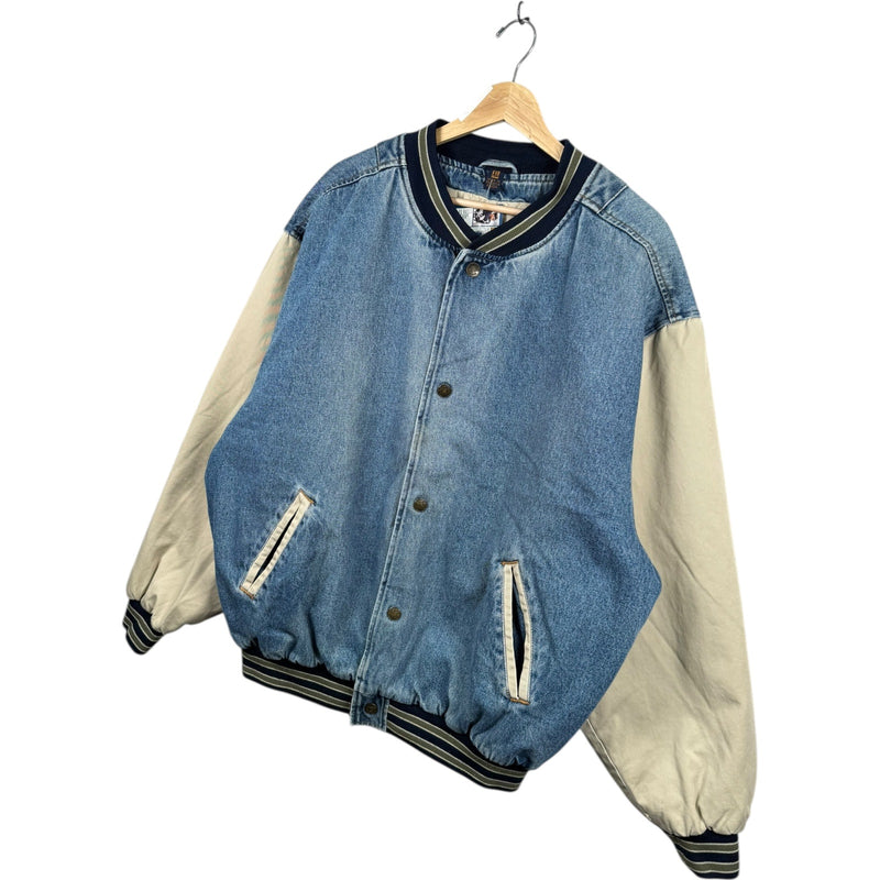 Vintage American Flag Denim Jacket