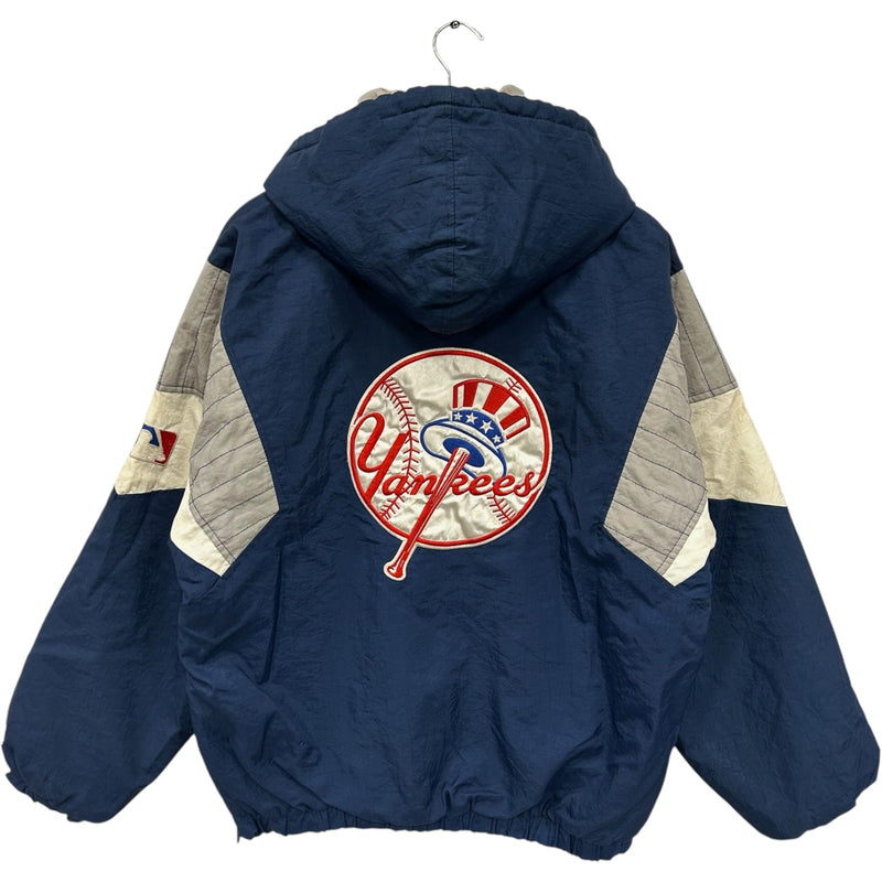 Vintage Starter New York Yankees Hooded Anorak Puffer Jacket