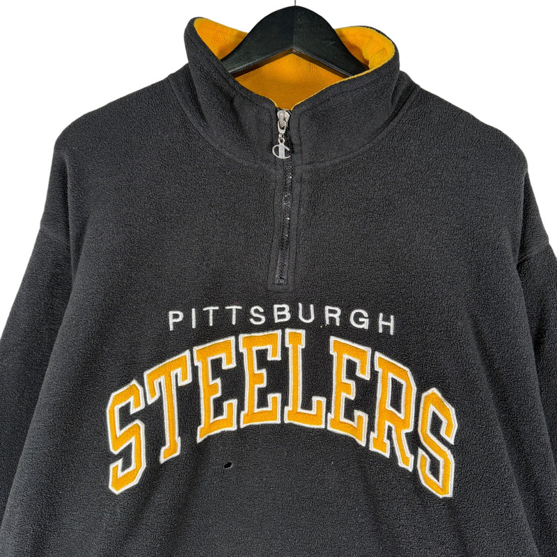 Vintage Champion Pittsburgh Steelers 1/4 Zip Sweatshirt