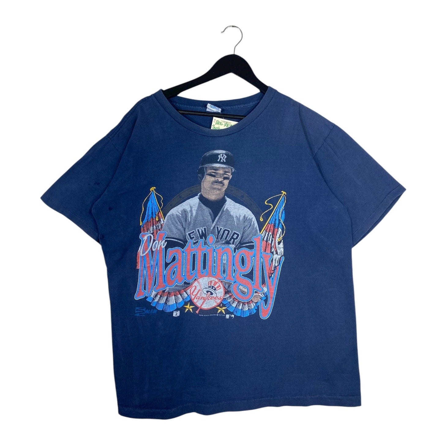Vintage Salem Don Mattingly New York Yankees MLB T-Shirt