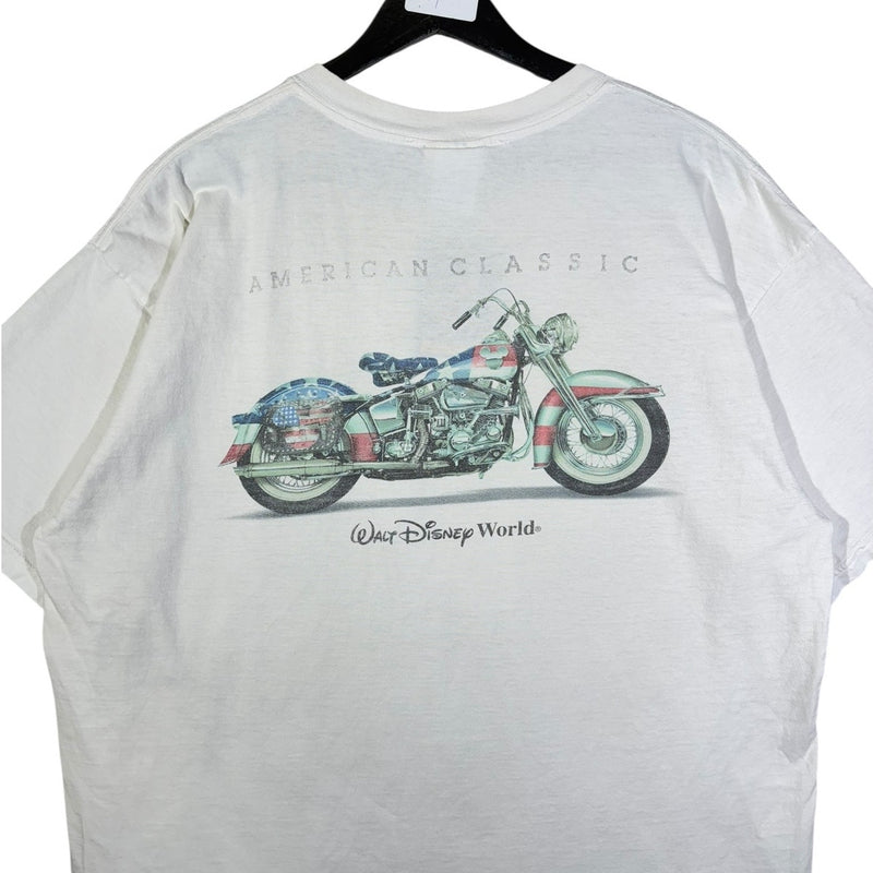Vintage Walt Disney World American Classic Motorcycle T-Shirt