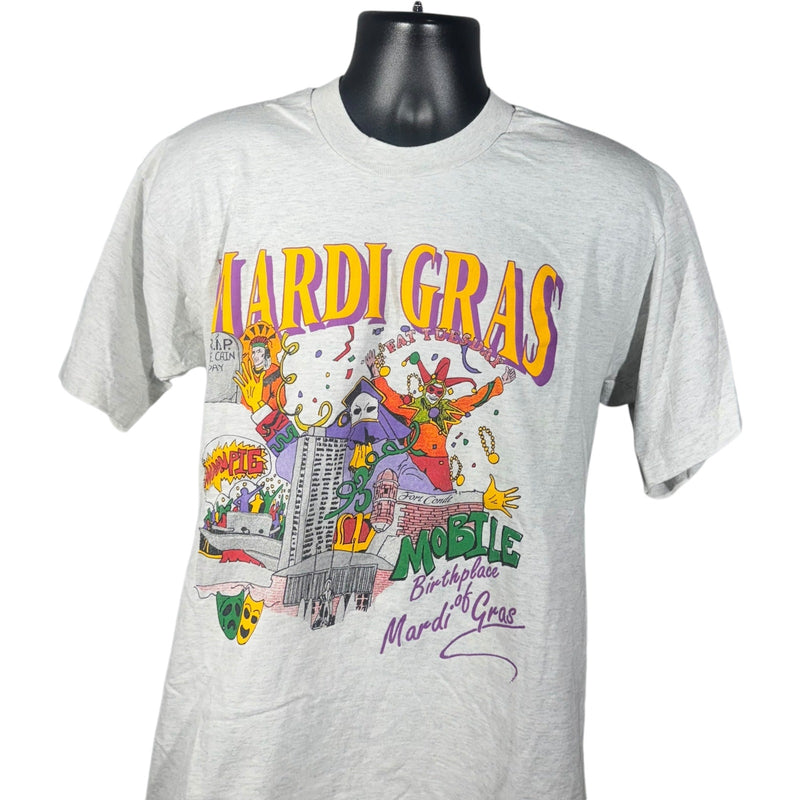 Vintage Mardi Gras Souvenir Tee 90s