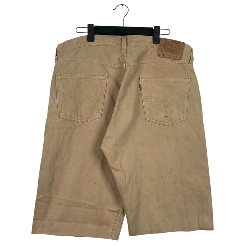 Vintage Levis 501 Denim Cut Off Shorts 34