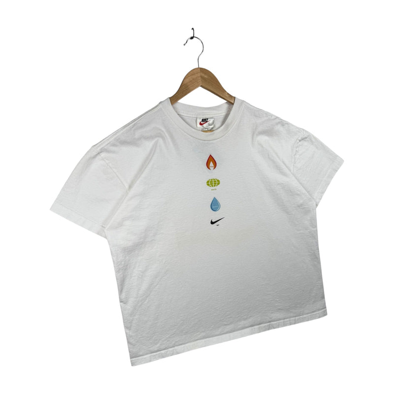 Vintage Nike Just Do It Fire Earth Water Air T-Shirt